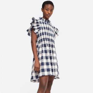 Sea Plaid Dress (Small)